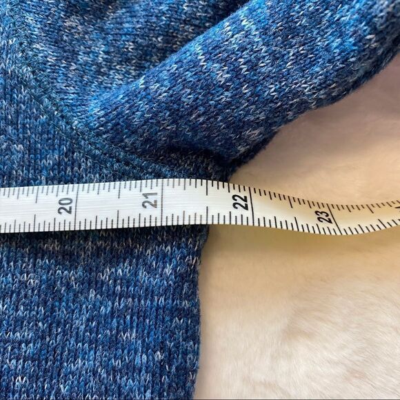 Mountain Warehouse Blue 1/4 Zip Knit Fleece Pullover Size 16 - Picture 8 of 10